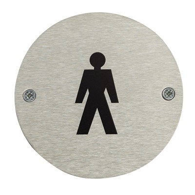 Male Toilet Door Safety Sign - Pack of 10
