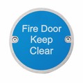 Image of Fire Door Keep Clear - Pack of 10