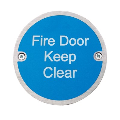 Fire Door Keep Clear - Pack of 10