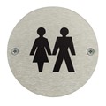 Image of Unisex Toilet Door Safety Sign - Pack of 10