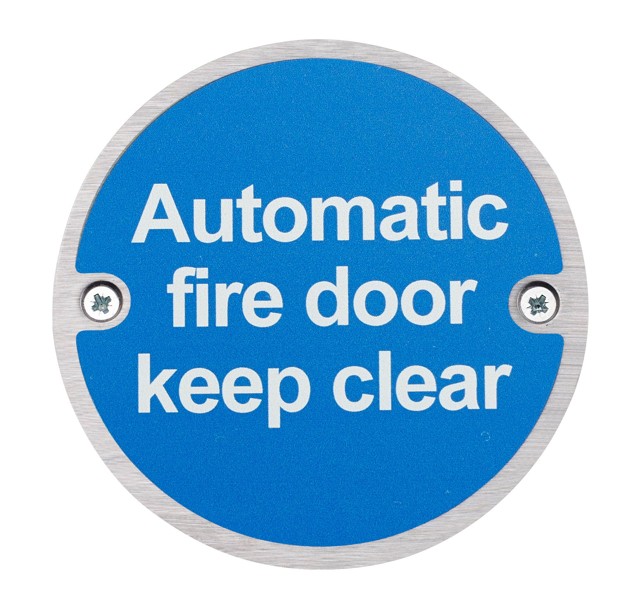 Automatic Fire Door Keep Clear Sign - Pack of 10