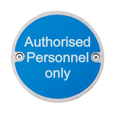 Authorised Personnel Only - Pack of 10